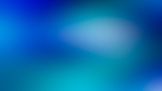 Blue abstract blurred gradient background.
