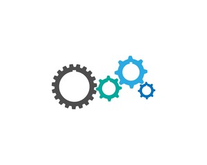 Gear Logo Template vector icon illustration design