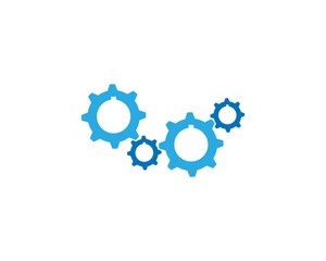 Gear Logo Template vector icon illustration design