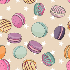 seamless pattern, art background design for fabric and decor