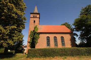 Fototapeta premium Dorfkirche in Parlow (Uckermark)