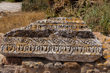 Ruins of the Roman Baths of Carthage, Tunisia, 21 Jun 2019.