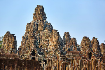 Obraz premium Bayon is a famous landmark in Cambodia.