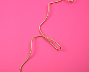 twisted golden cable for equipment in textile winding