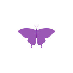 Butterfly. Butterfly vector icon. Butterfly isolated in flat design