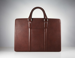 Men's Brown Leather Briefcase