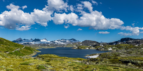 Fototapeta na wymiar Landschaft im Nationalpark Jotunheimen in Norwegen