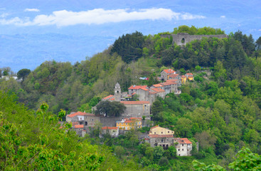 Fototapeta na wymiar Borgo toscano
