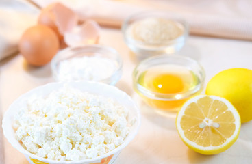 ingredients for dough