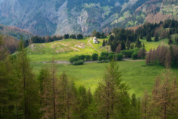 Fototapeta na wymiar National Park of Mercantour, Alps, France