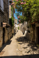 Obraz na płótnie Canvas A small alley in the village of Ruoms