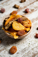 assortment of dried fruit.