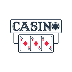 Casino Logo Design Inspiration with gambling card