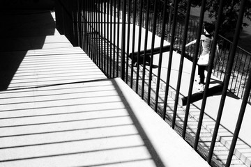 Lights and shadows on staircase 2