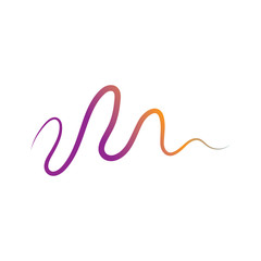 Sound waves vector illustration