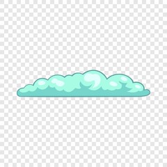 Summer cloud icon. Cartoon illustration of summer cloud vector icon for web design