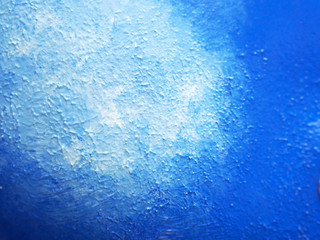 Fototapeta na wymiar Blue sky and oil paint abstract background