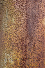 Rusty metal background in natural light