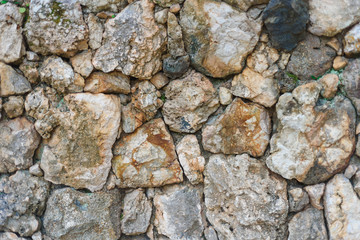 gray stone texture granite background, closeup top view