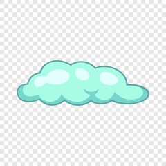 Freezing rain cloud icon. Cartoon illustration of freezing rain cloud vector icon for web design