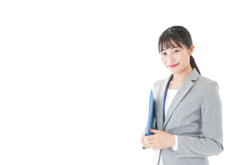 オフィスで働く若いビジネスウーマン