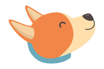 Dog cartoon design vector illustrator
