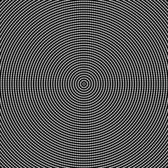 Retro circular dot pattern background design - monochrome vector graphic