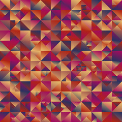 Geometrical polygonal triangle background - abstract colorful vector design