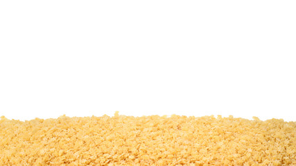 Raw pasta as a background. Pattern.