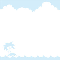 かわいいセミさん 夏のアイコン Wall Mural Wallpaper Murals ぽこたぽこ