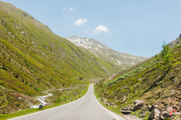 Timmelsjoch, Passstrasse, Bergstrasse, Ötztal, Alpen, Hochalpenstrasse, Tirol, Südtirol,...
