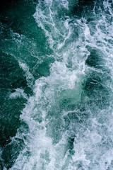 Obraz na płótnie Canvas Abstract water ocean waves texture background.