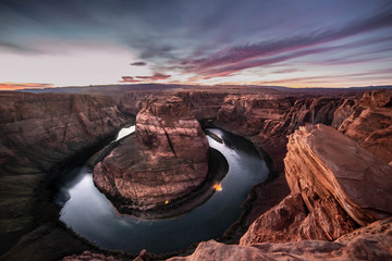sunset in horseshoe