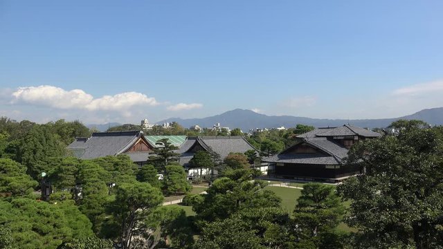 Honmaru Palace with Garden of the Nijo Castle. Kyoto, Kansai, Japan.