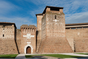 Fototapeta na wymiar Sismondo Malatesta castle. Famous place in Rimini, Italy.