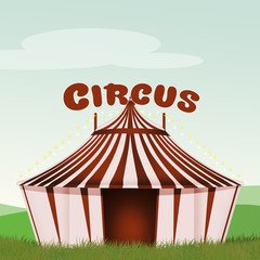 illustration of circus