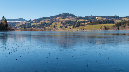 lake in the mountains