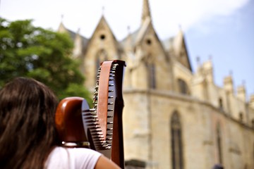 Obraz premium Harpe Mirepoix musique 