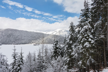 winter mountain landscape