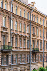 facade of the building of St. Petersburg