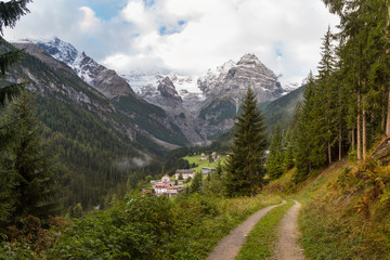 Fototapeta na wymiar Trafoi Südtirol
