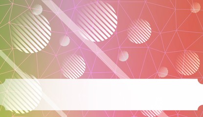 Abstract mosaic background with triangles, line, circle, space for text. Template for your banner. Vector illustration. Creative gradient color.