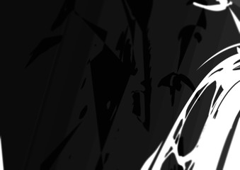 Abstract black and white background