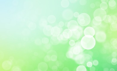 Fototapeta premium Abstract bokeh light background Green