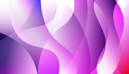 Creative Shiny Waves. For Template Cell Phone Backgrounds. Colorful Vector Illustration