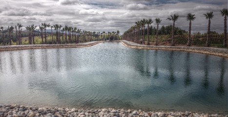 Budha Eden lake in Bombarral, Portugal