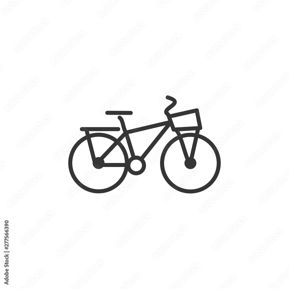 Poster bicycle icon template black color editable. bike symbol vector sign isolated on white background. si