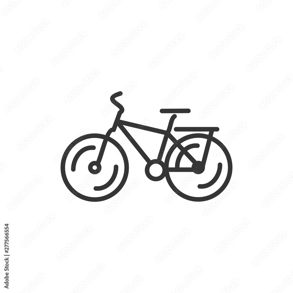 Poster bicycle icon template black color editable. bike symbol vector sign isolated on white background. si