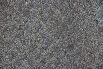 Worn vintage metal grate pattern surface texture