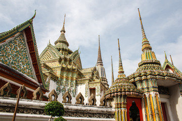 Fototapeta premium Famous giants infront of Wat Pho gate , Wat Pho , Bangkok, Thailand